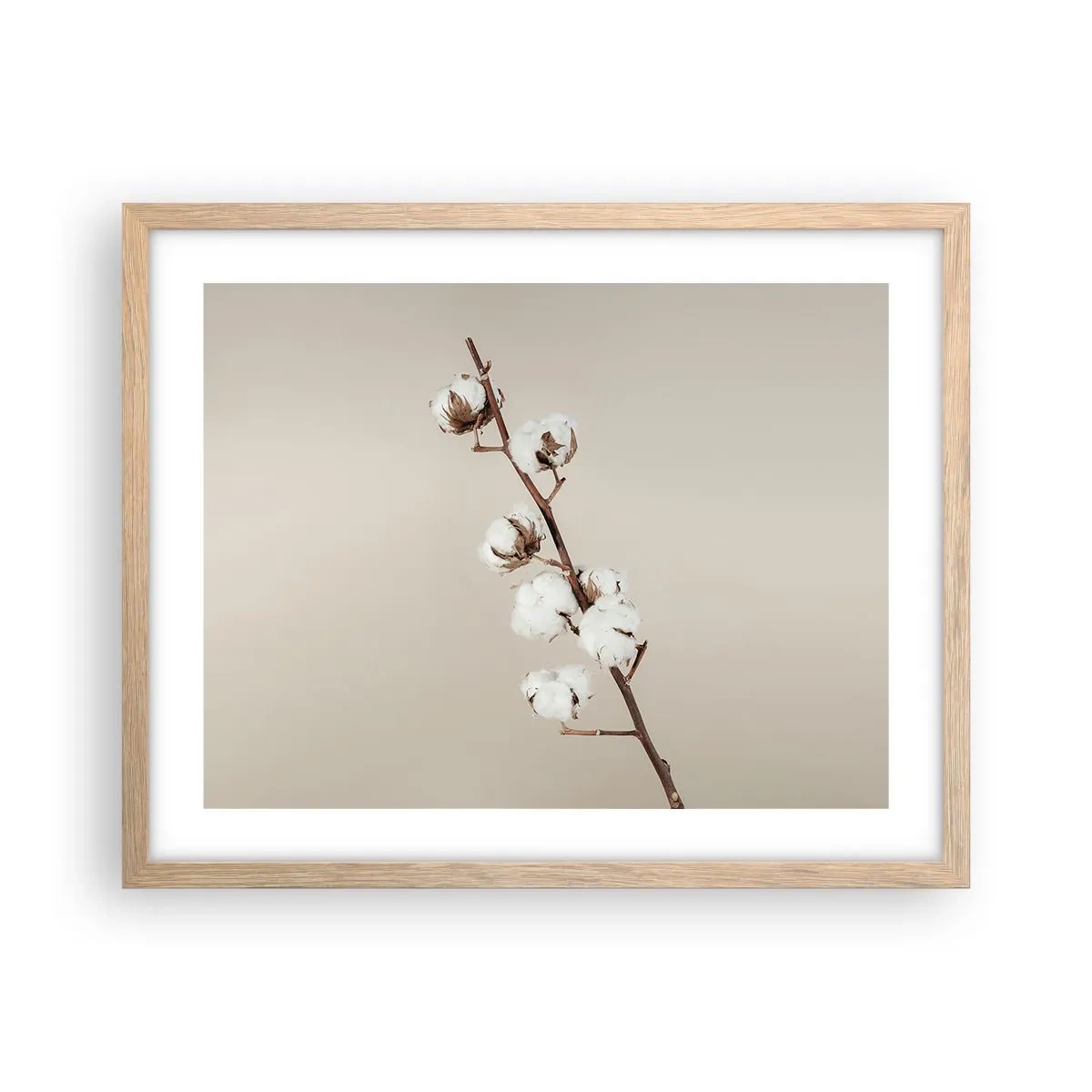 Affiche dans un chêne clair - Poster - A la source de la douceur - 50x40 cm