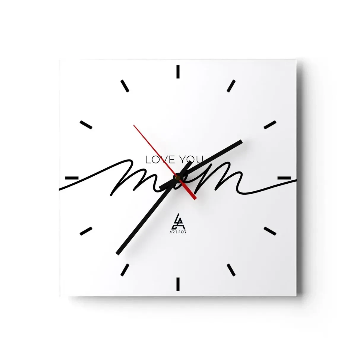 Horloge murale - Pendule murale - Grand chamboulement - 40x40 cm