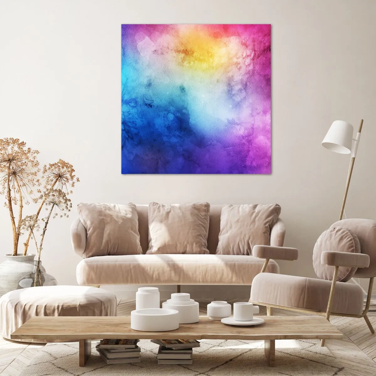 Impression sur toile - Image sur toile - Presque au septième ciel - 40x40 cm