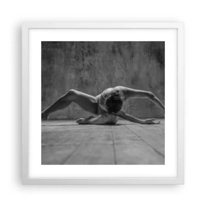 Affiche dans un cadre blanc - Poster - Symétrie trouvée - 40x40 cm