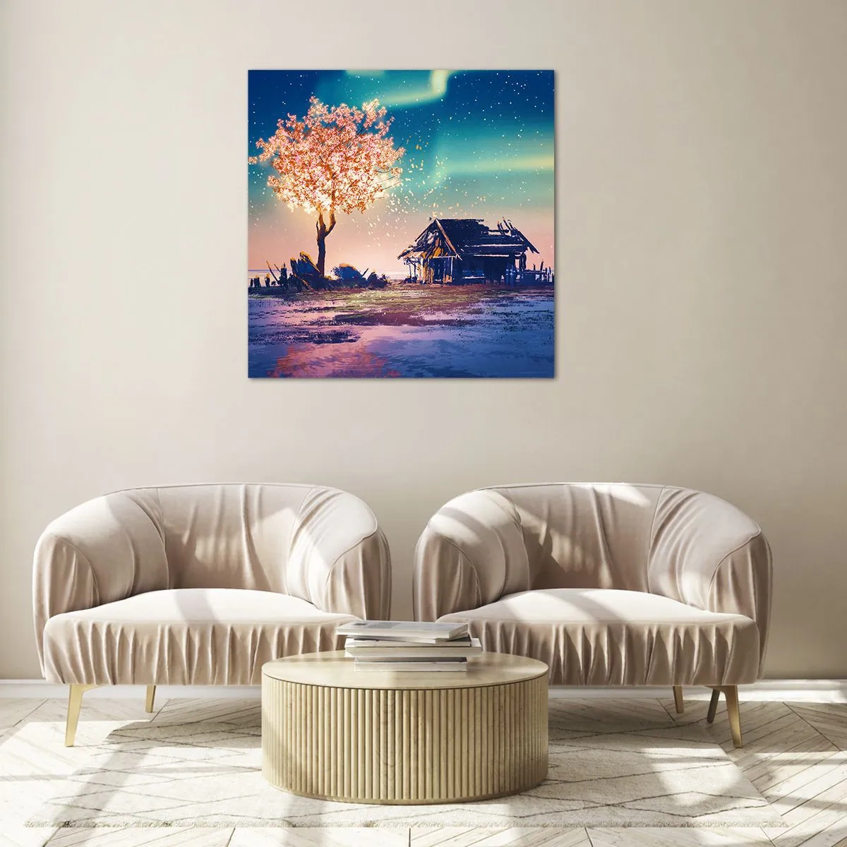 Impression sur verre - Image sur verre - La nature ne passe pas - 40x40 cm