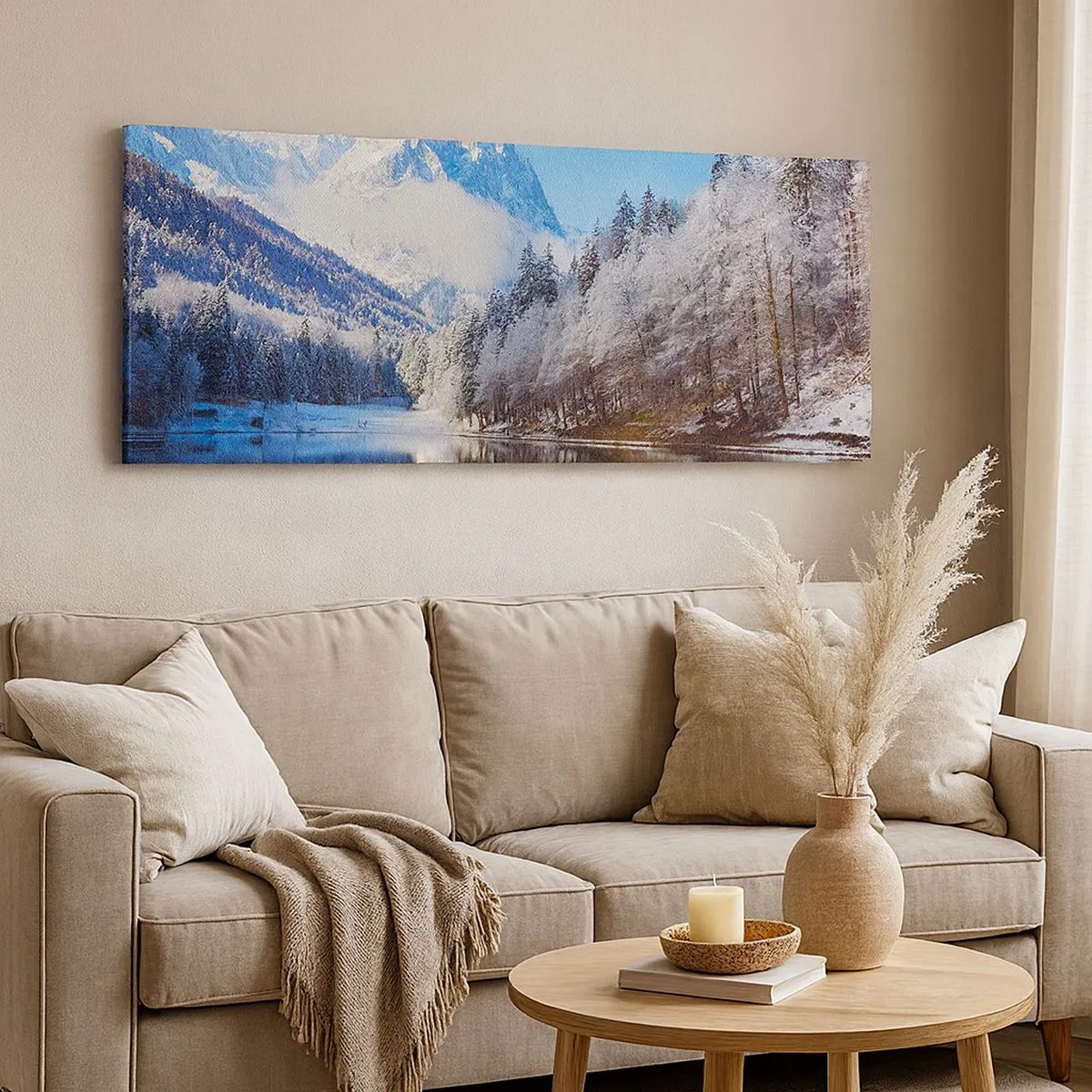 Impression sur toile - Image sur toile - Protecteur de la neige - 100x40 cm