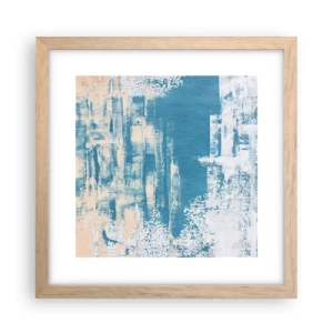 Affiche dans un chêne clair - Poster - À travers un iceberg - 30x30 cm