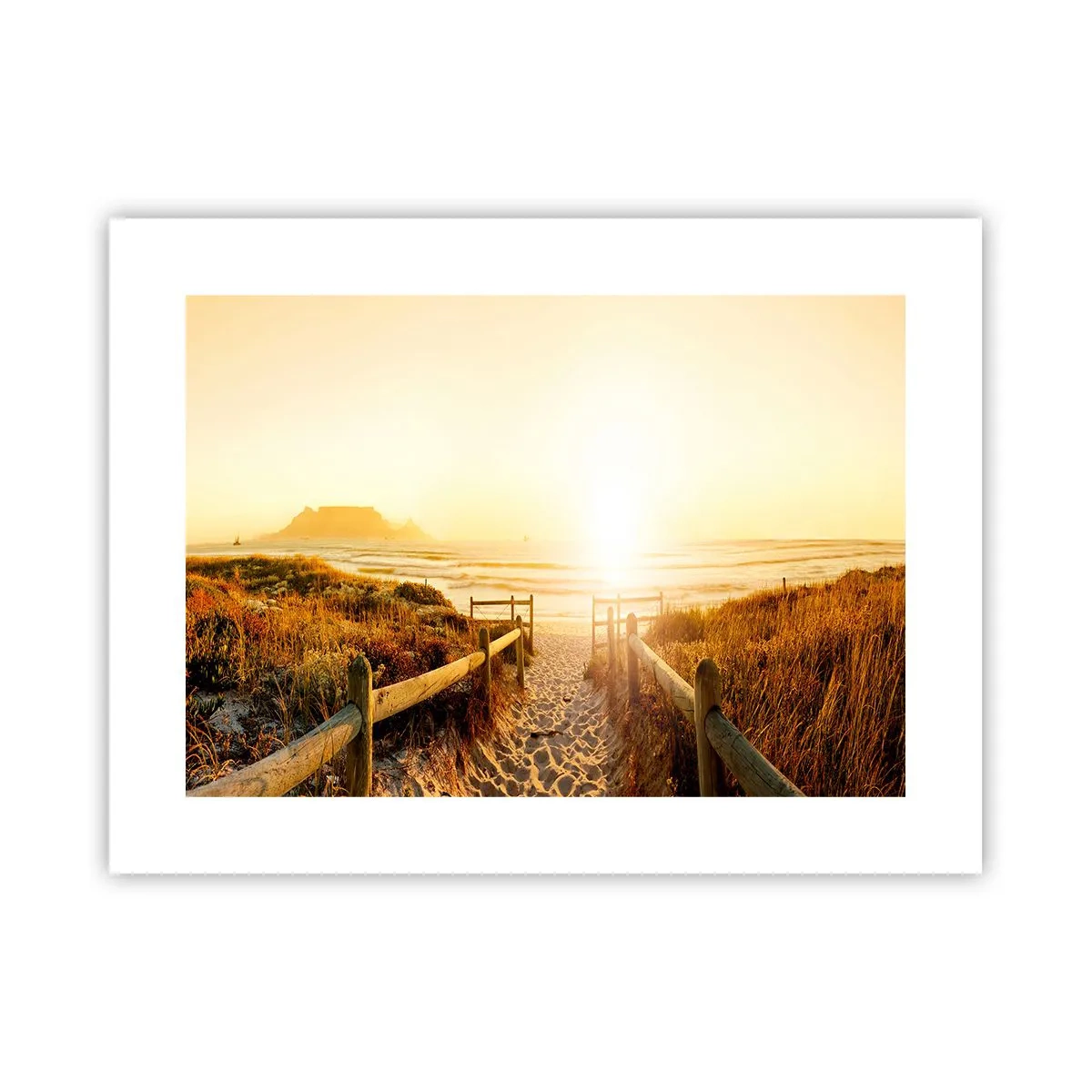Affiche - Poster - A travers la dune, vers le soleil - 40x30 cm