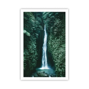 Affiche - Poster - Fontaine tropicale - 61x91 cm