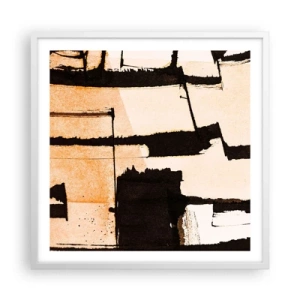 Affiche dans un cadre blanc - Poster - De l’ordre malgré tout - 60x60 cm