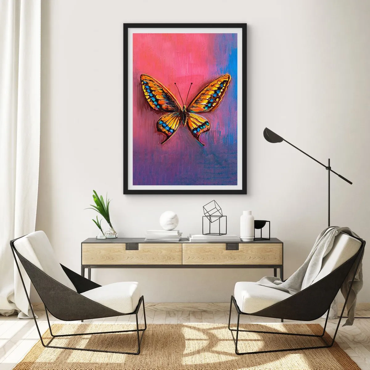 Affiche dans un cadre noir - Poster - Un joyau de la nature - 40x50 cm