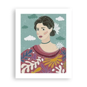 Affiche - Poster - Avec de la mélancolie dans les yeux - 40x50 cm