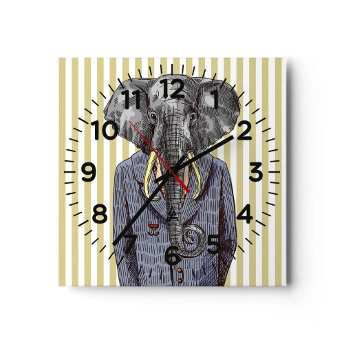 Horloge murale - Pendule murale - Élégant par nature - 40x40 cm