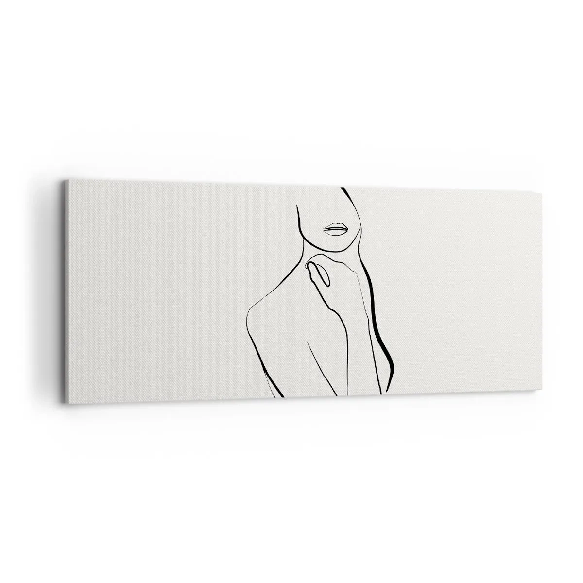 Impression sur toile - Image sur toile - Vague de mélancolie - 100x40 cm