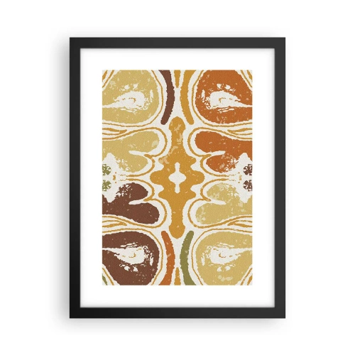 Affiche dans un cadre noir - Poster - Abstraction sentimentale - 30x40 cm