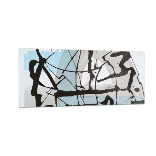 Impression sur verre - Image sur verre - Bleu malgré tout - 100x40 cm