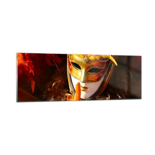 Impression sur verre - Image sur verre - Le secret est une partie du jeu - 90x30 cm