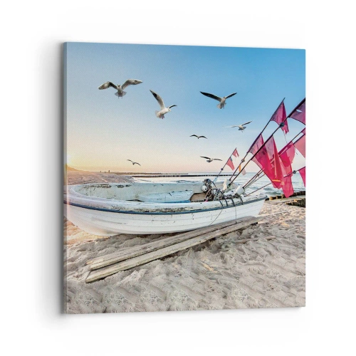 Impression sur toile - Image sur toile - Repos mérité - 70x70 cm