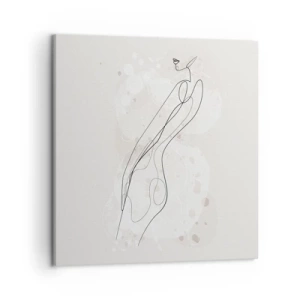 Impression sur toile - Image sur toile - Trompe l'oeil - 50x50 cm