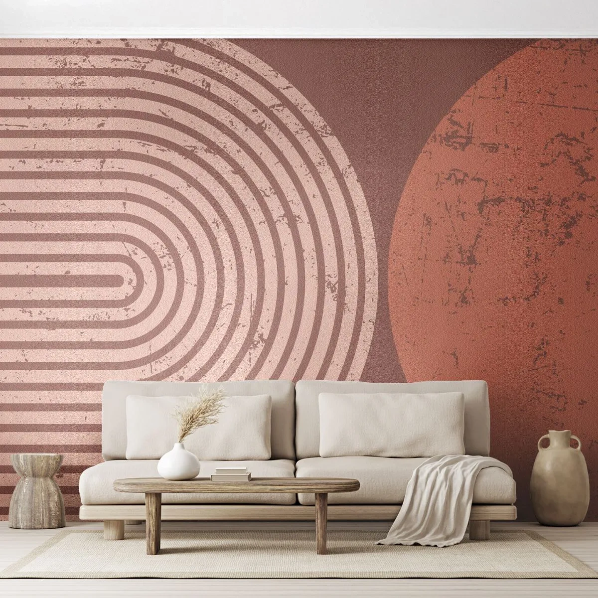 Papier Peint Autocollant Deluxe Sticker - Une relation proche - Minimalisme, Moderne, Abstraction - 400x280 cm