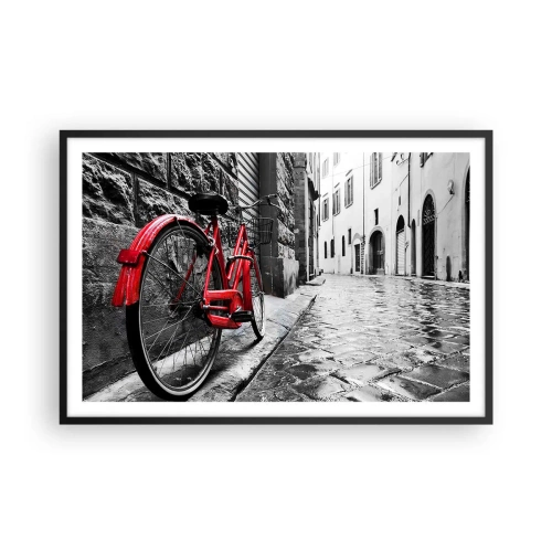 Affiche dans un cadre noir - Poster - La vraie beauté ne vieillit pas - 91x61 cm