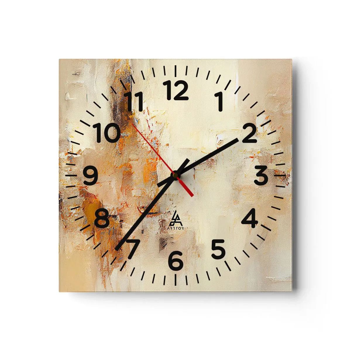 Horloge murale - Pendule murale - Âme de l'ambre - 40x40 cm