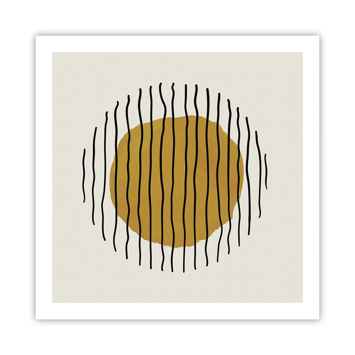 Affiche - Poster - Abstraction tremblante de chaleur - 60x60 cm