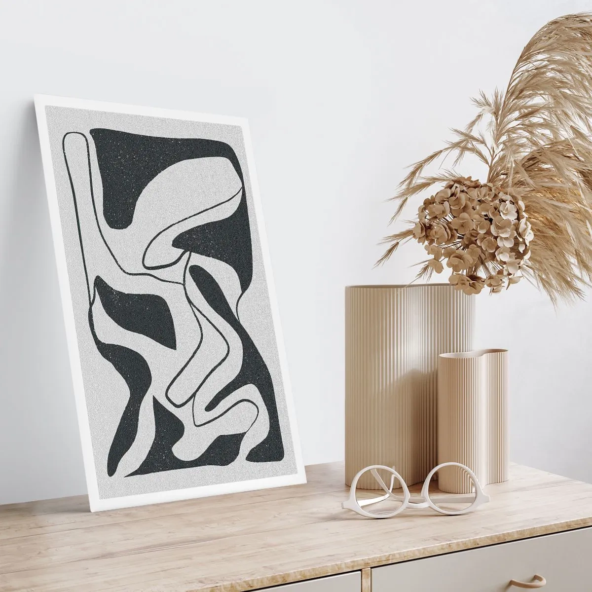 Affiche - Poster - Amusement de labyrinthe abstrait - 40x50 cm