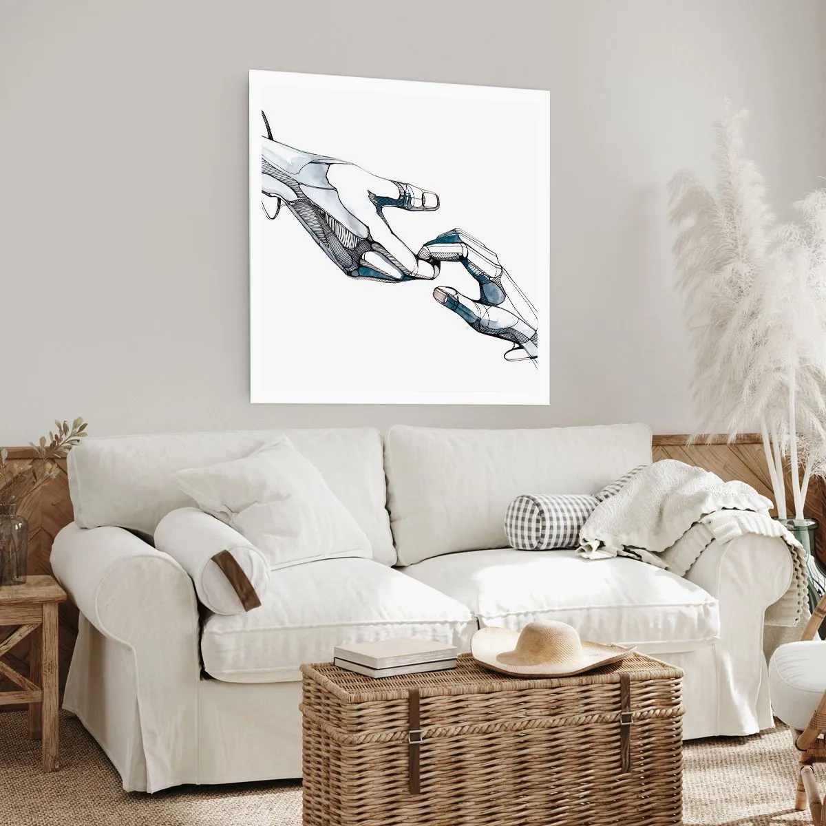 Affiche - Poster - Un bon geste - 60x60 cm