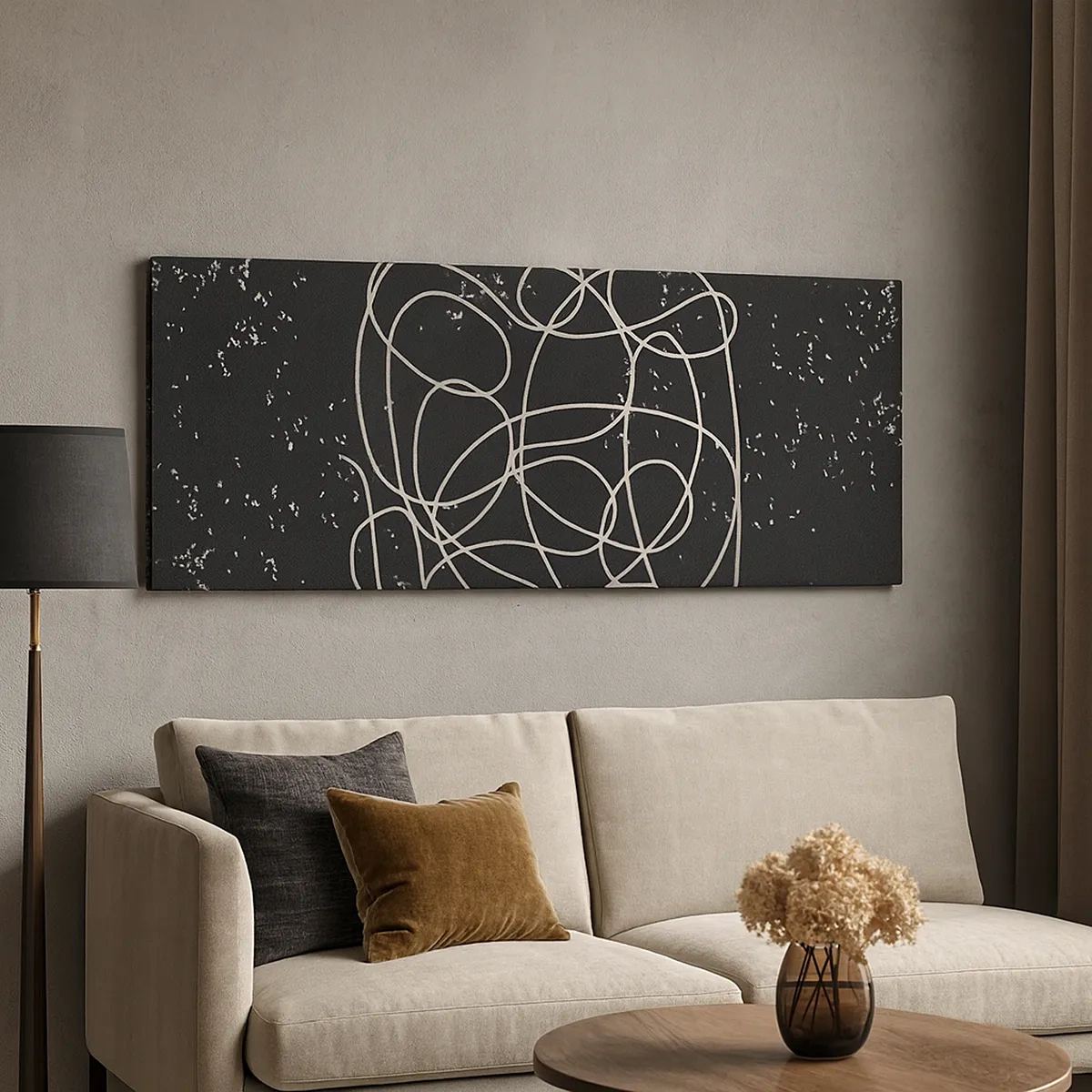 Impression sur toile - Image sur toile - Errance des pensées - 30x30 cm