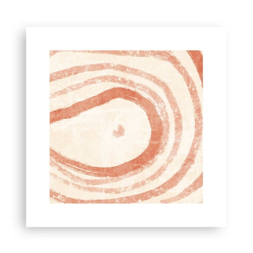 Affiche - Poster - Cercles de corail – composition - 30x30 cm