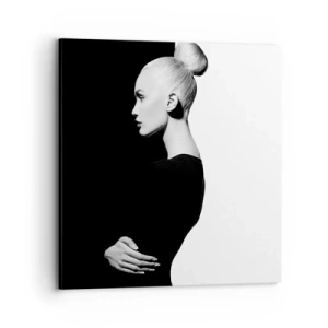 Impression sur toile - Image sur toile - Tout simplement une femme - 70x70 cm