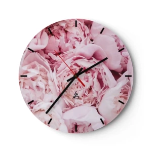 Horloge murale - Pendule murale - Caliné et parfumé - 40x40 cm