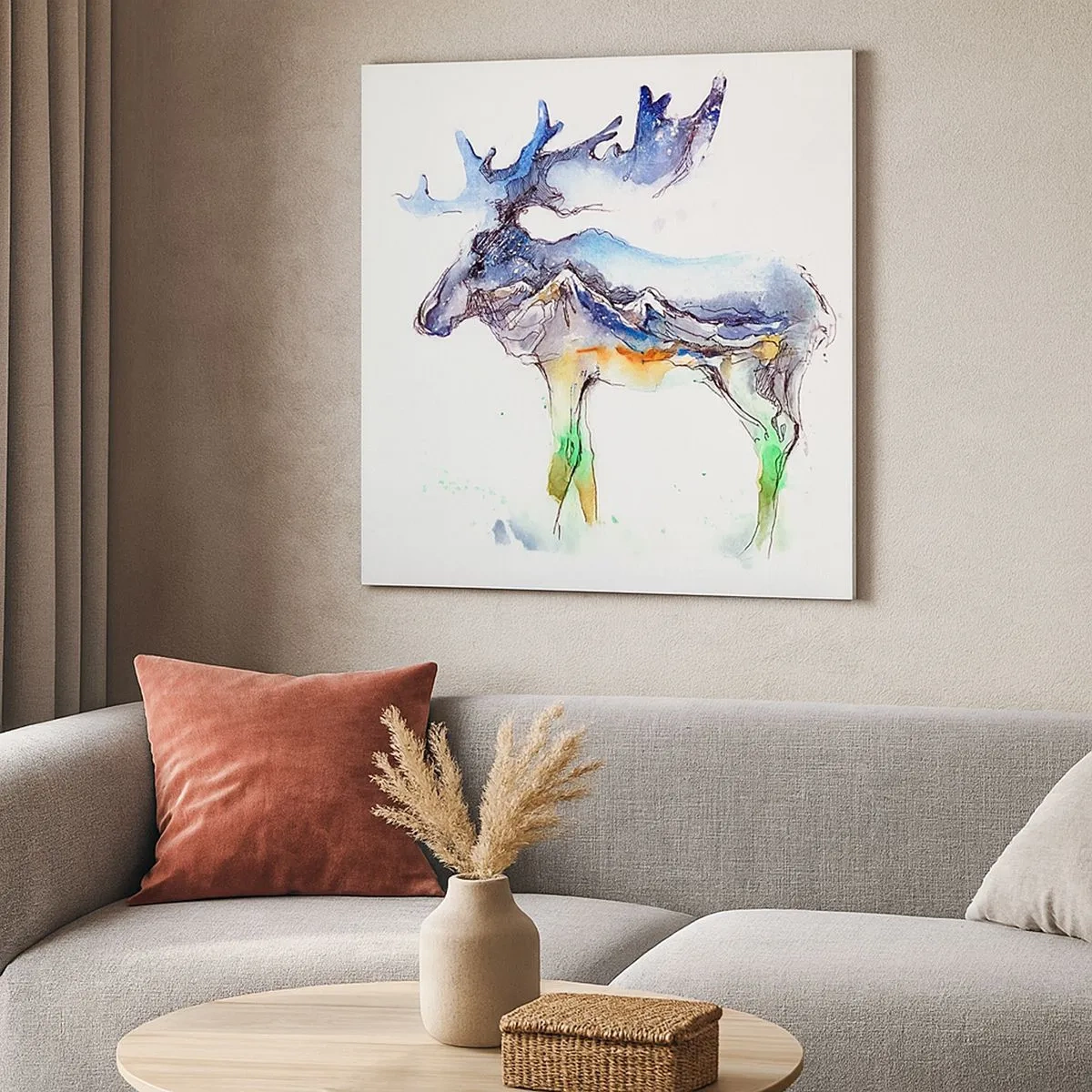 Impression sur toile - Image sur toile - Le héros d'un conte d'hiver - 30x30 cm