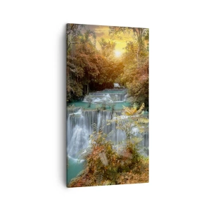 Impression sur toile - Image sur toile - Trésor caché de la forêt - 45x80 cm