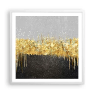 Affiche dans un cadre blanc - Poster - Vers l'intérieur et vers le haut - 60x60 cm