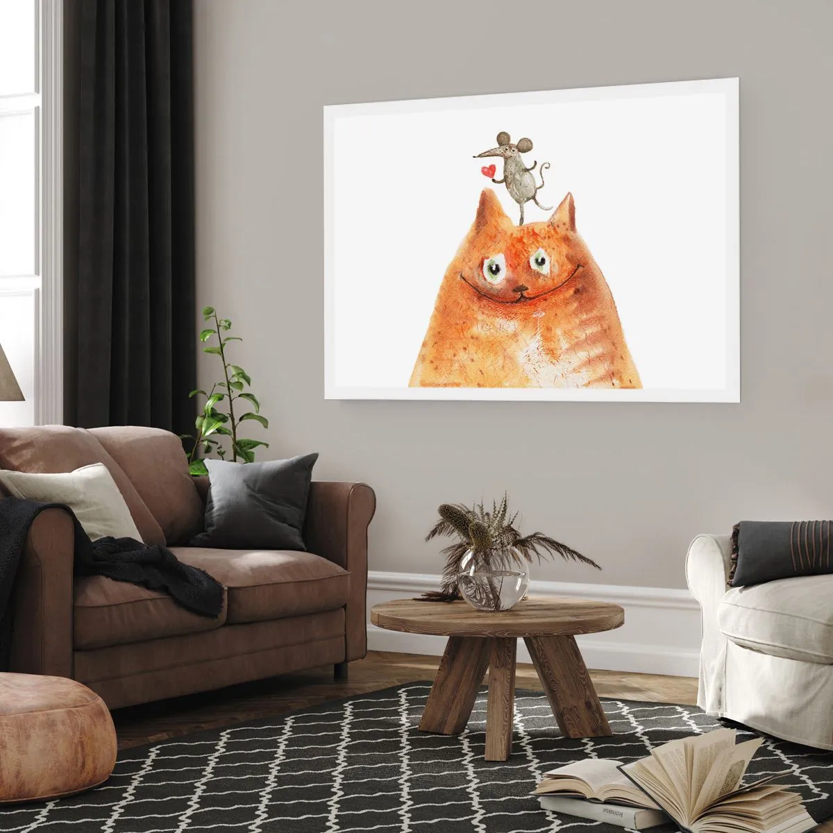 Affiche - Poster - Amour paradoxal - 50x40 cm