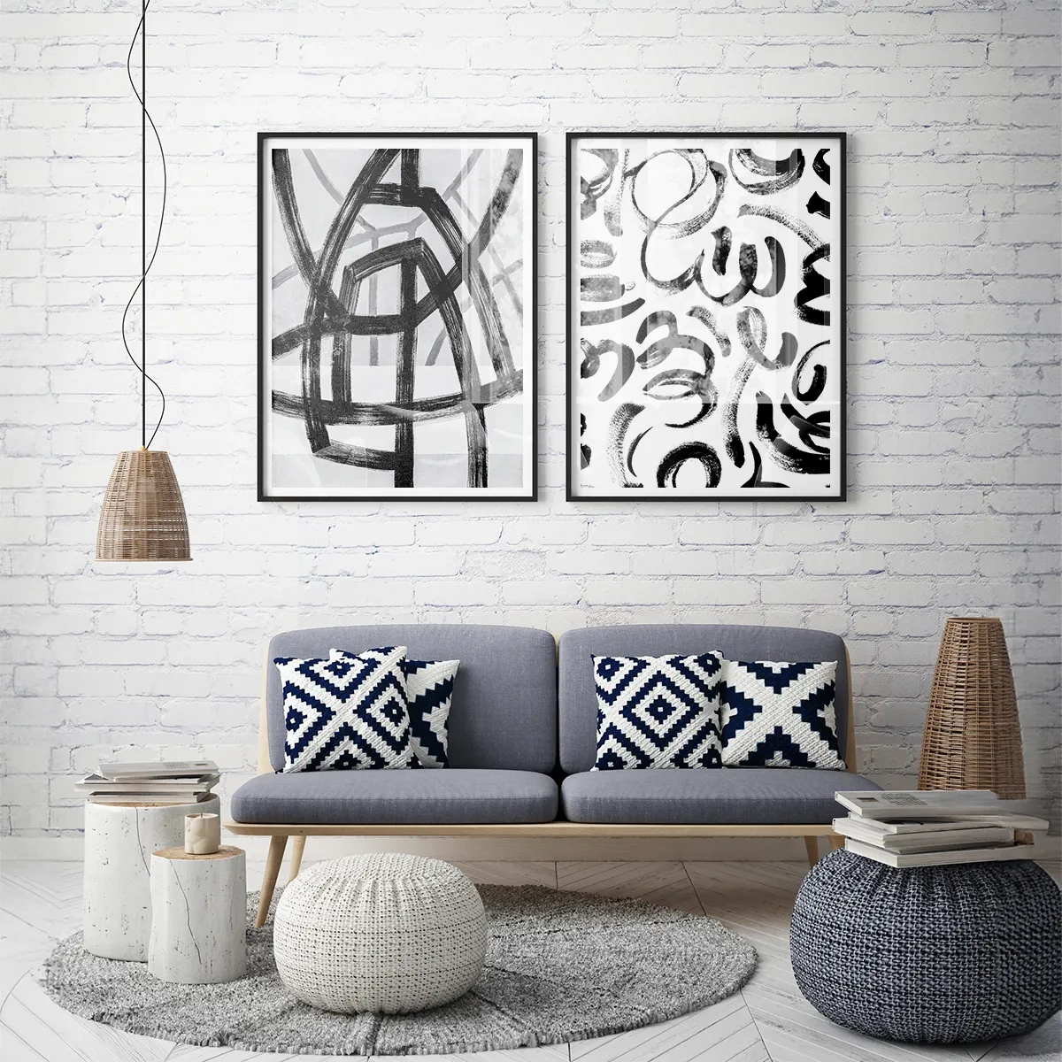 Abstract lines - Inspiration pour le salon