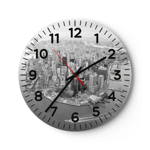 Horloge murale - Pendule murale - Comment ne pas aimer ? - 40x40 cm