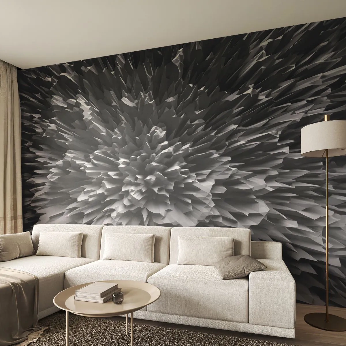 Papier Peint Photo Premium Canvas - Ça ne peut pas être plus dur que ça - 3D, Moderne, Tridimensionnel - 150x105 cm