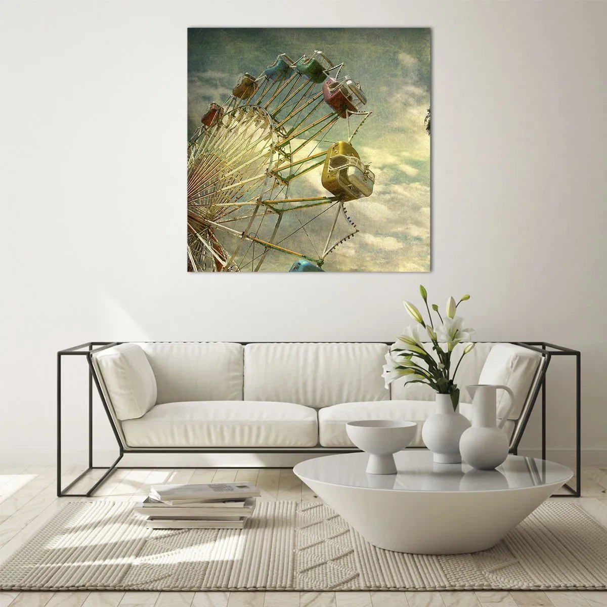 Impression sur verre - Image sur verre - On va faire la fête - 50x50 cm