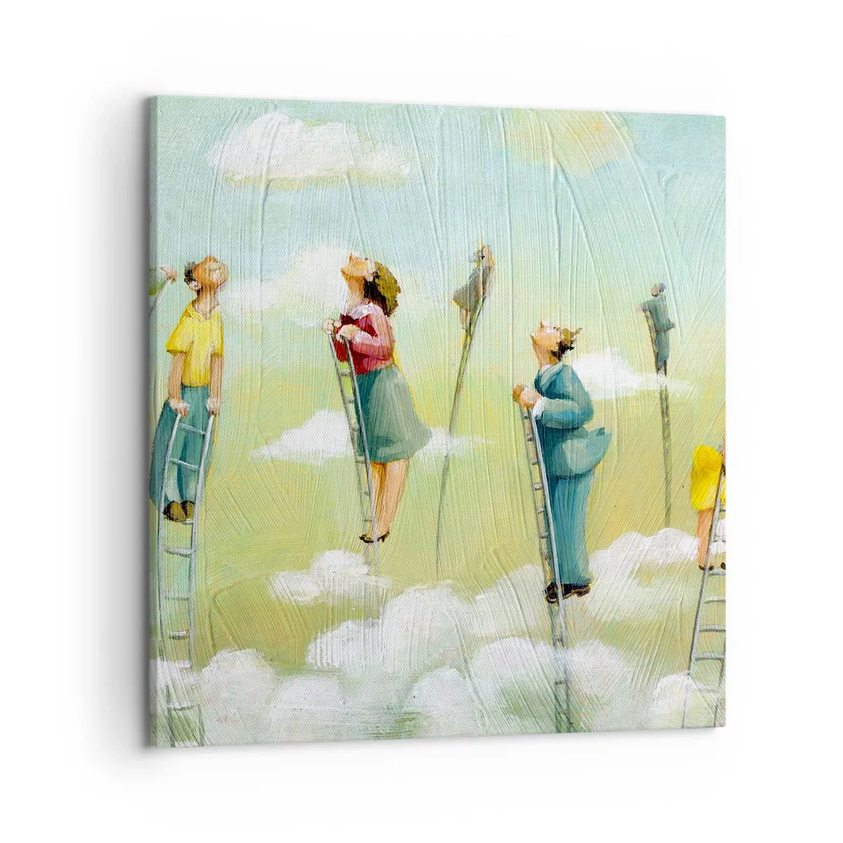 Impression sur toile - Image sur toile - Derrière ton rêve - 50x50 cm