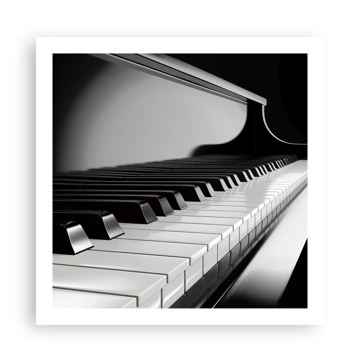 Affiche - Poster - Harmonie des formes et des couleurs - 60x60 cm
