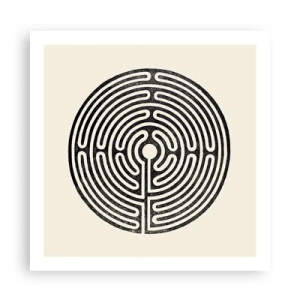 Affiche - Poster - Ordre mystérieux - 60x60 cm