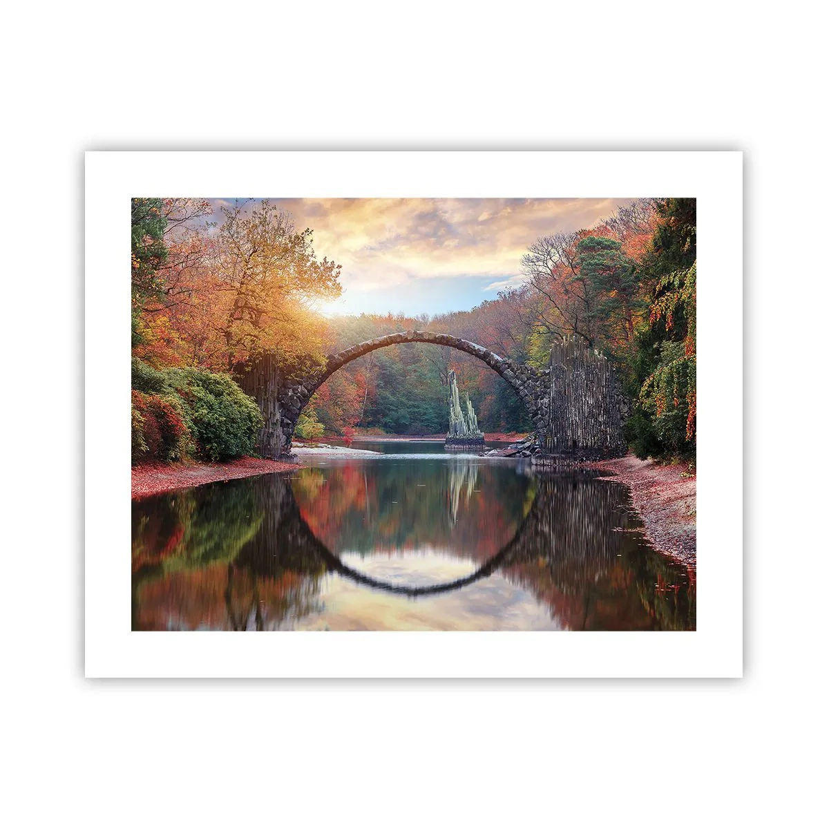 Affiche - Poster - De l'autre cote du miroir - 50x40 cm