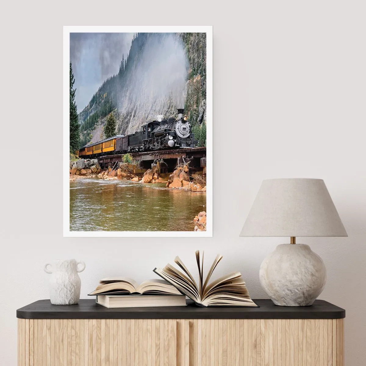 Affiche - Poster - Et lui jusqu'où? Jusqu'où? - 30x40 cm