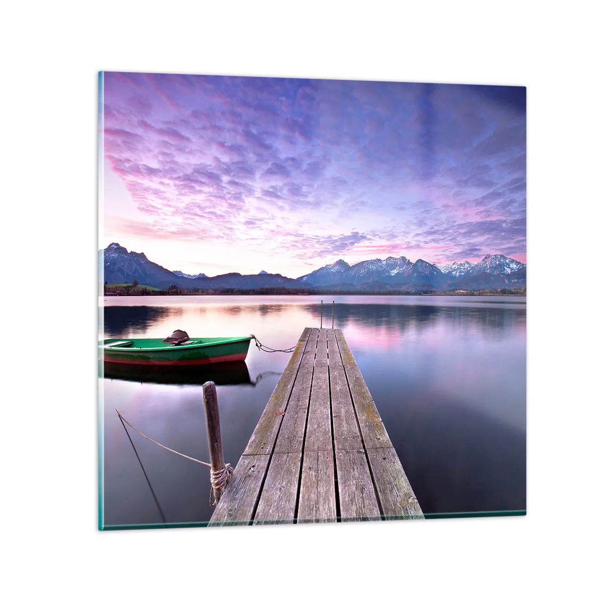 Impression sur verre - Image sur verre - Silence amical - 30x30 cm