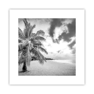 Affiche - Poster - Quand tu aspires à la solitude - 30x30 cm