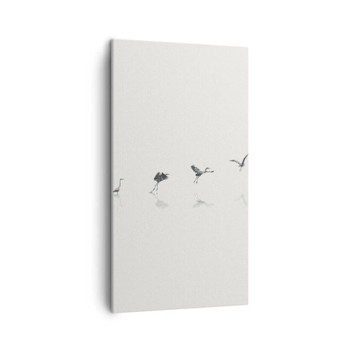 Impression sur toile - Image sur toile - Quatre étapes simples - 45x80 cm