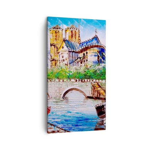 Impression sur toile - Image sur toile - Leur temps ne passe jamais - 45x80 cm