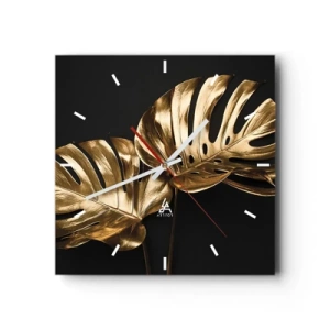 Horloge murale - Pendule murale - Les trésors de la nature - 40x40 cm