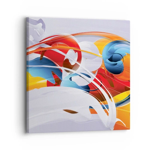 Impression sur toile - Image sur toile - La danse des éléments - 30x30 cm