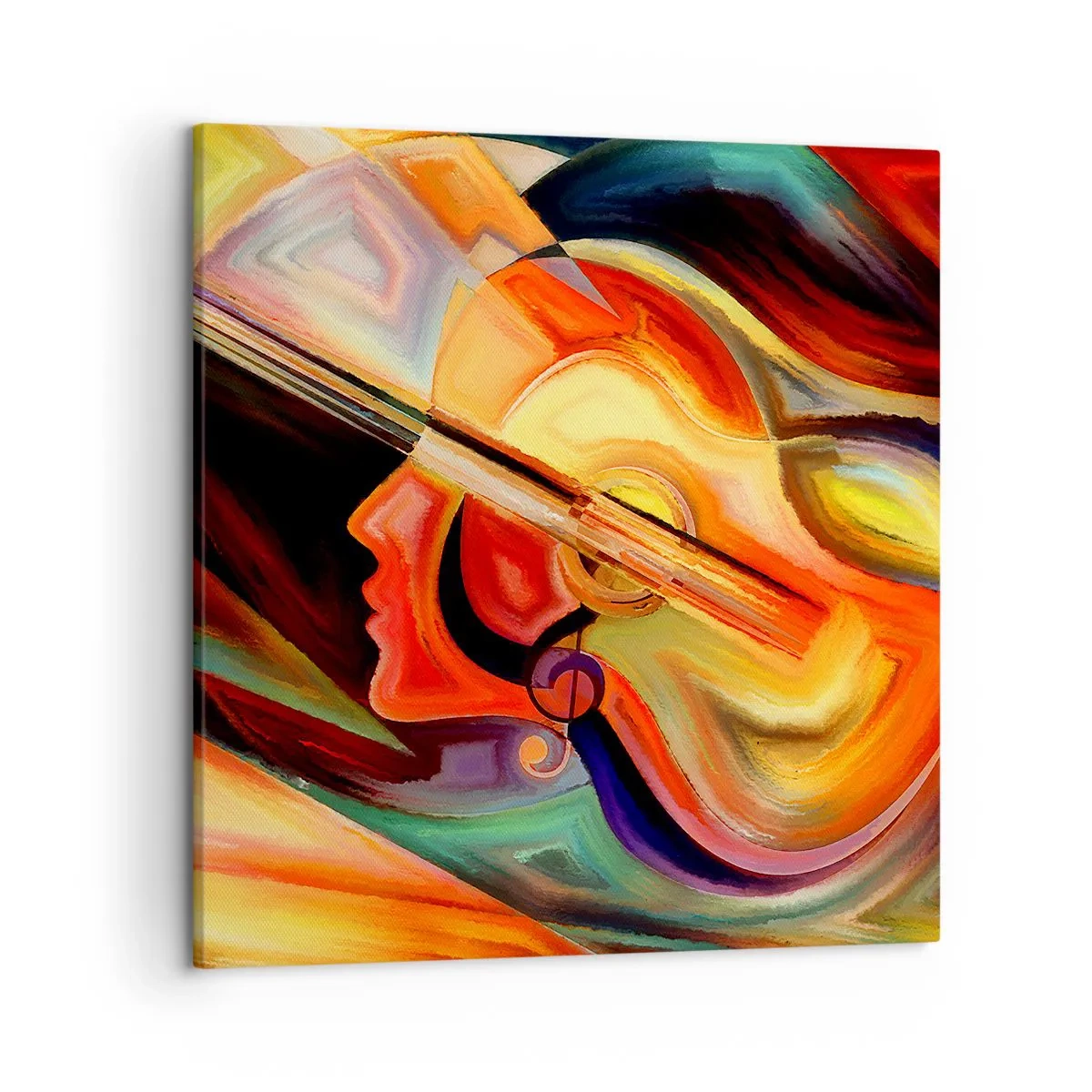 Impression sur toile - Image sur toile - Tout va bien - 50x50 cm