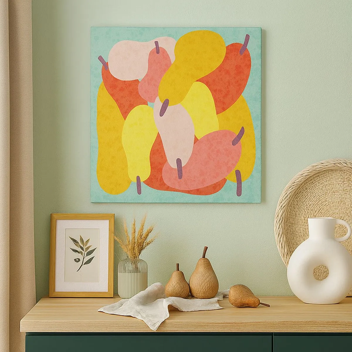 Impression sur toile - Image sur toile - Essayez le soleil d'été - 30x30 cm